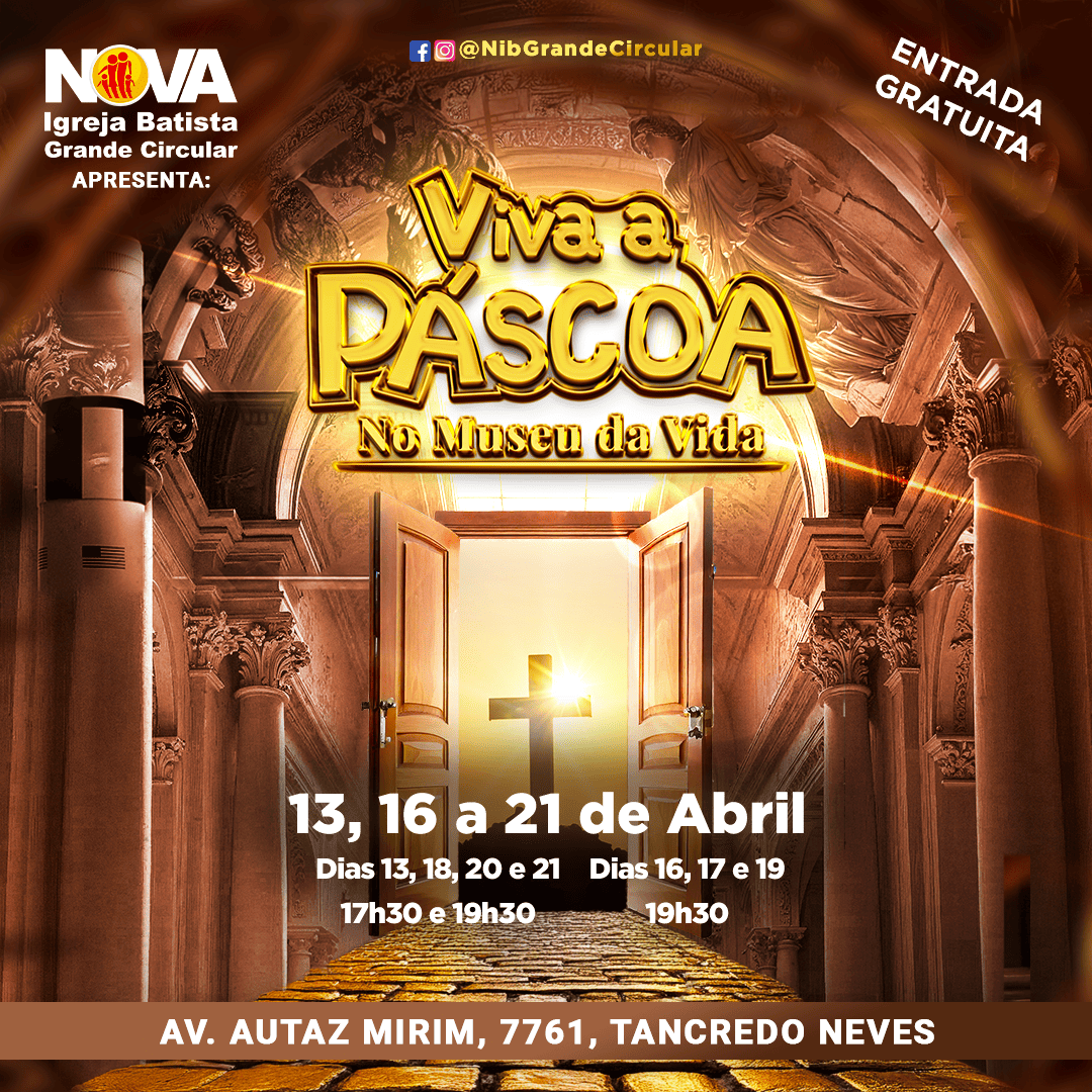 Programações da Nova Igreja Batista Grande Circular